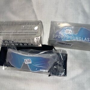 Kids Blue Sports Sunglasses